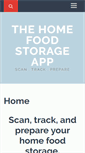 Mobile Screenshot of foodstorageapp.com